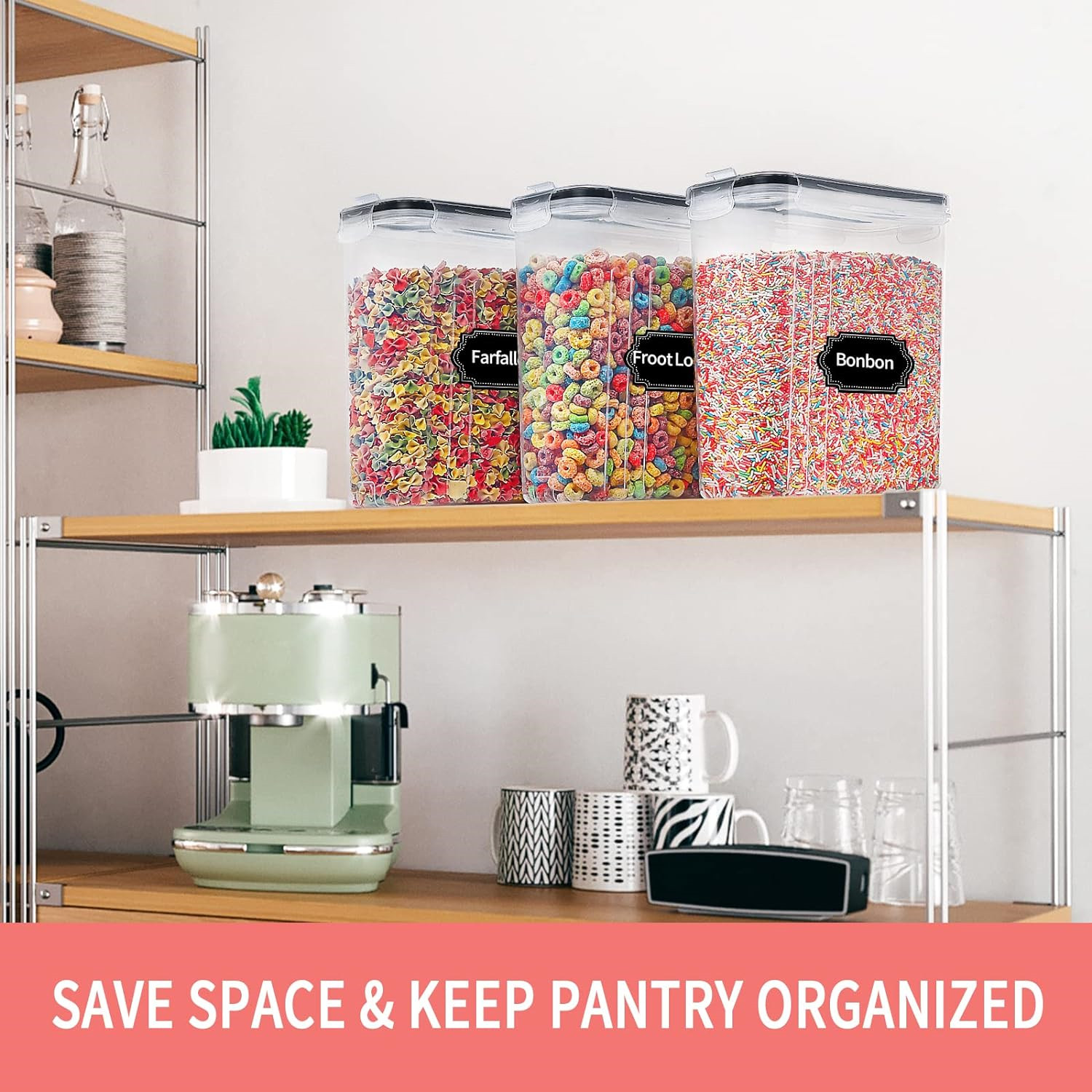 Food Storage Acrylic Containers - Conteneurs de stockage de céréales de