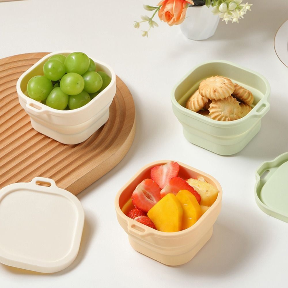 Food Storage Not Plastic - Boîte à lunch pliable en silicone