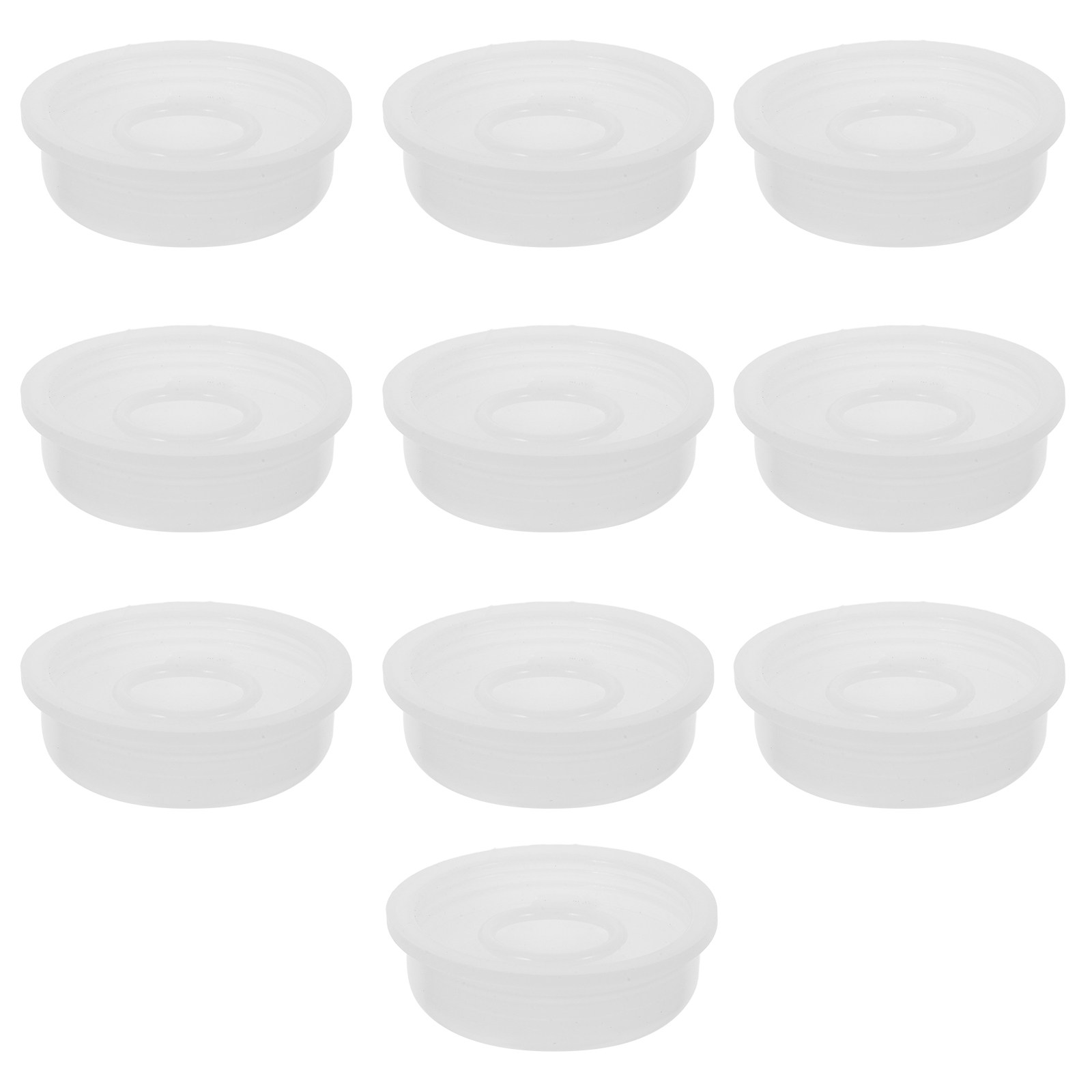 Food Storage With Lids - Lot de 10 couvercles en plastique