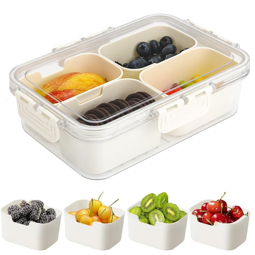 Food Storage Dividers - Boîte de rangement alimentaire portable, boîte