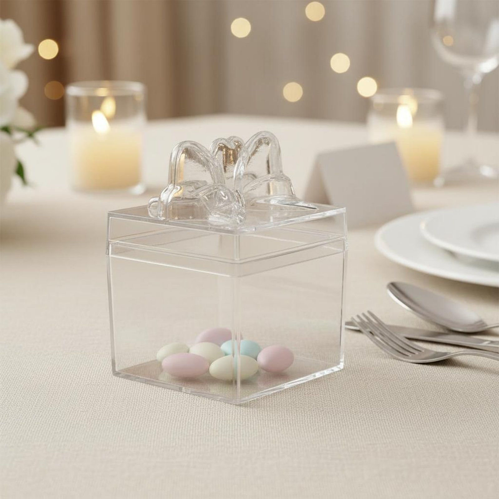 Food Storage And Containers - Boîte à bonbons en plastique transparent