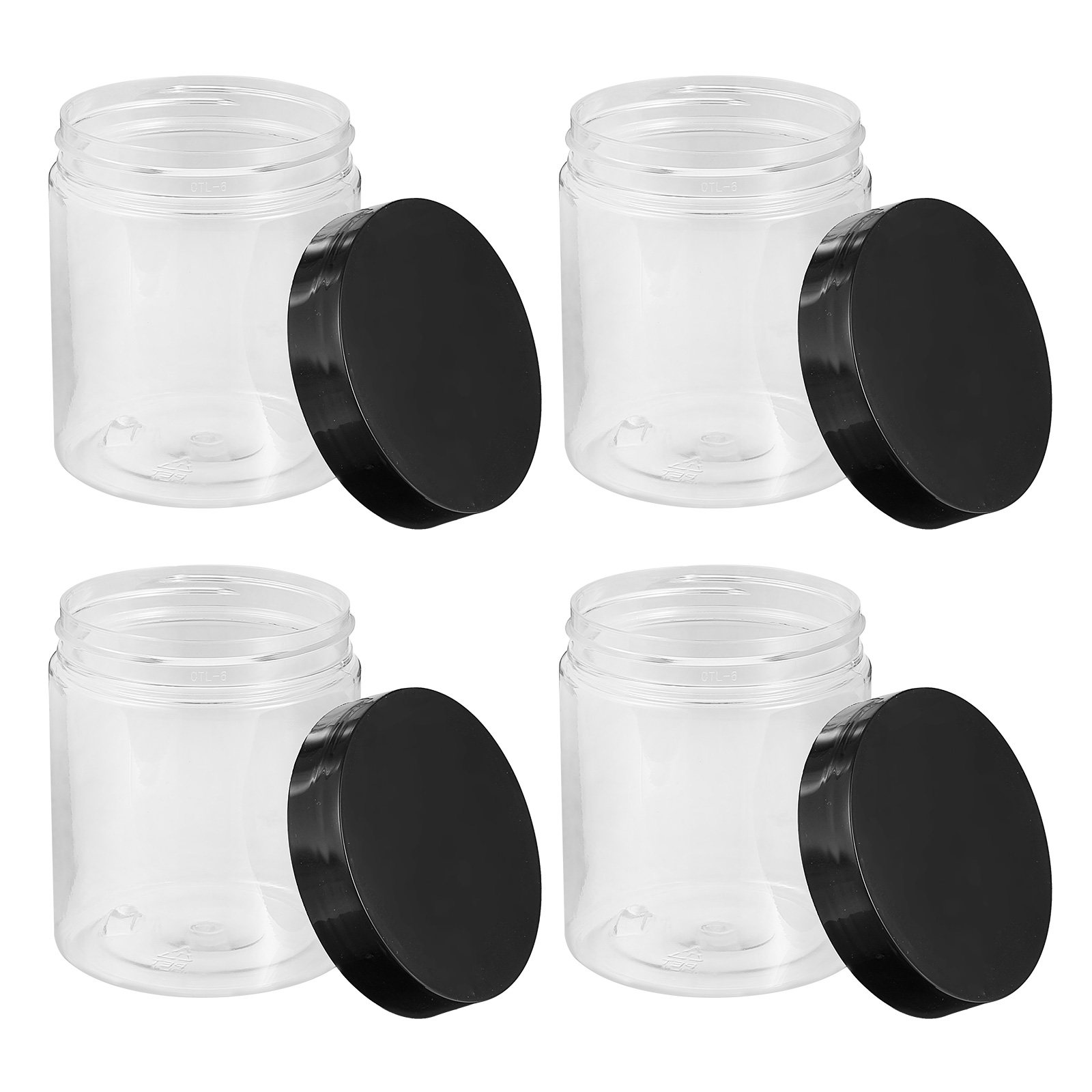 Food Storage Plastic - 12 Pots de Conservation en Plastique