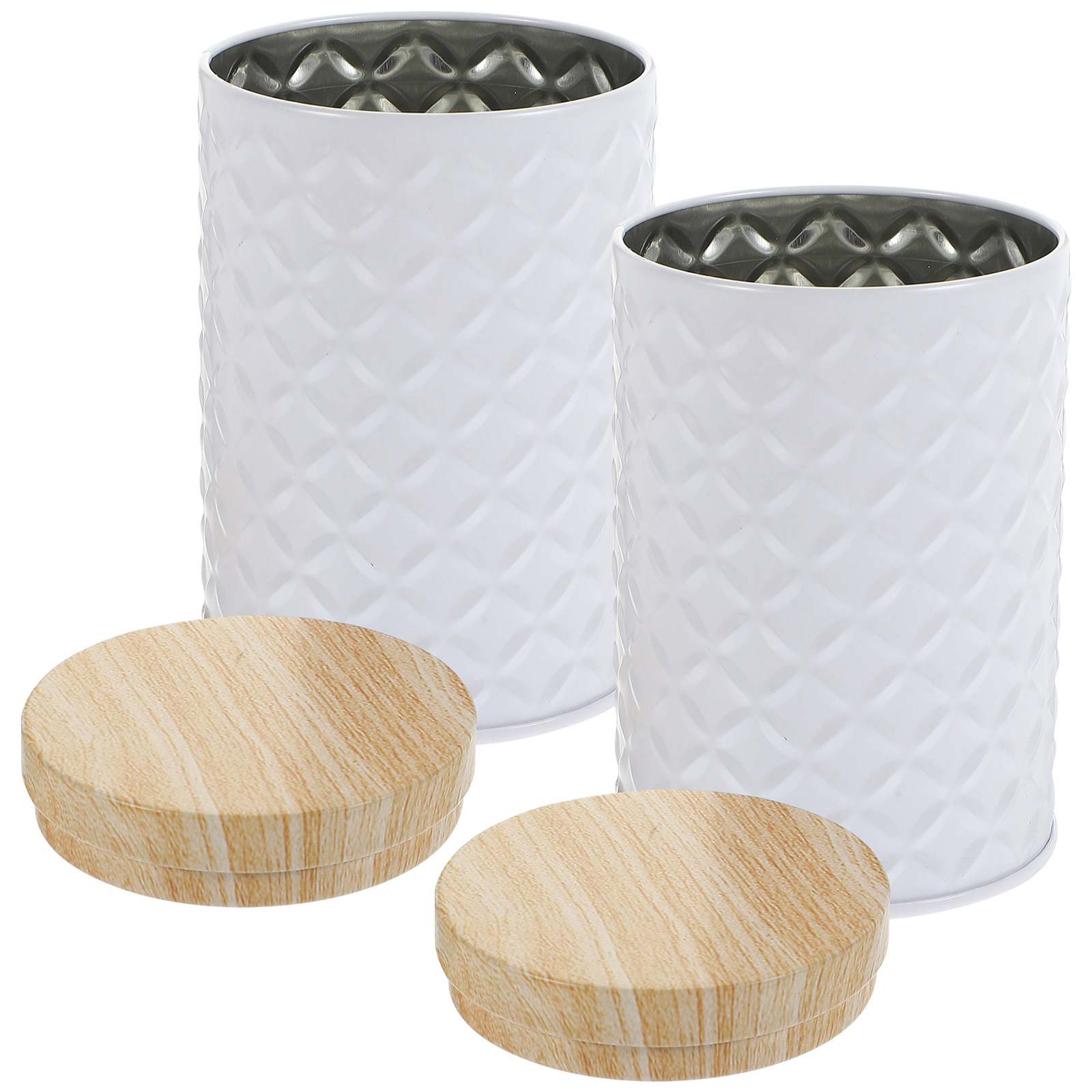 Food Storage With Lids - Lot de 2 boîtes de rangement