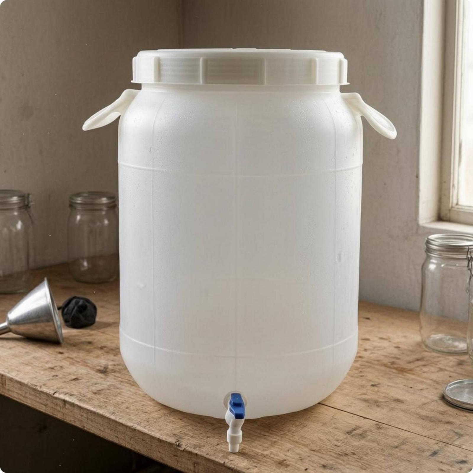 Food Storage And Containers - Baril de stockage en plastique de