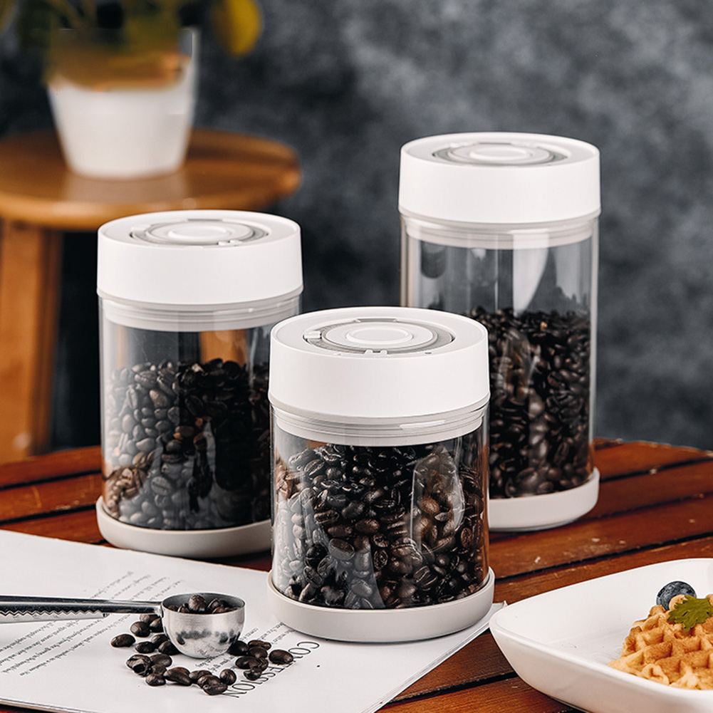 Food Storage Vacuum Seal - Bocal à café en verre résistant
