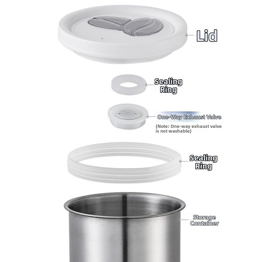 Food Storage Jars With Lids - Bocaux de rangement pour grains de