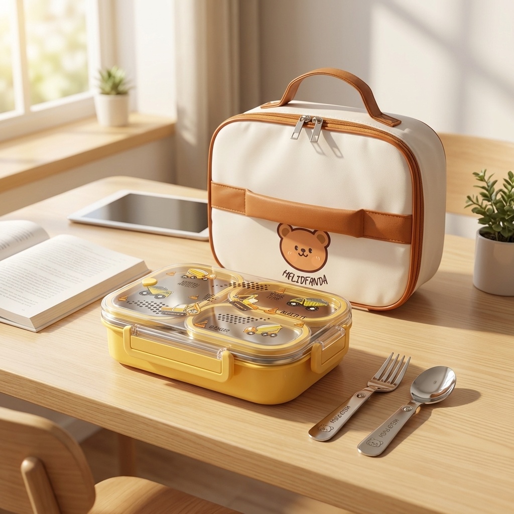 Food Storage Dividers - Boîte à bento divisée en acier
