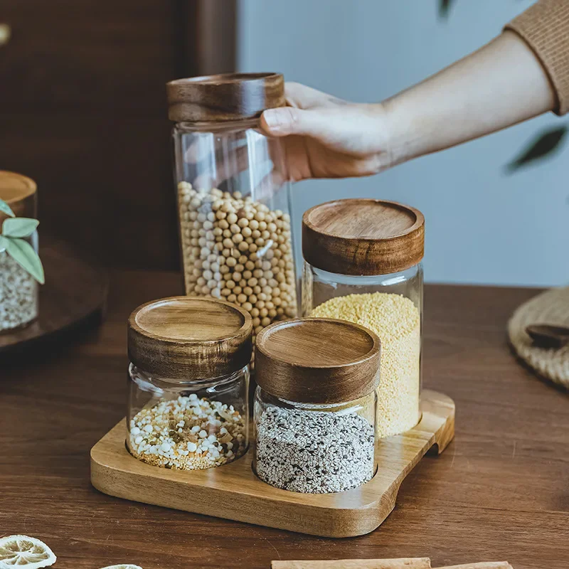 Food Storage Glass Set - Boîte hermétique en verre avec couvercle