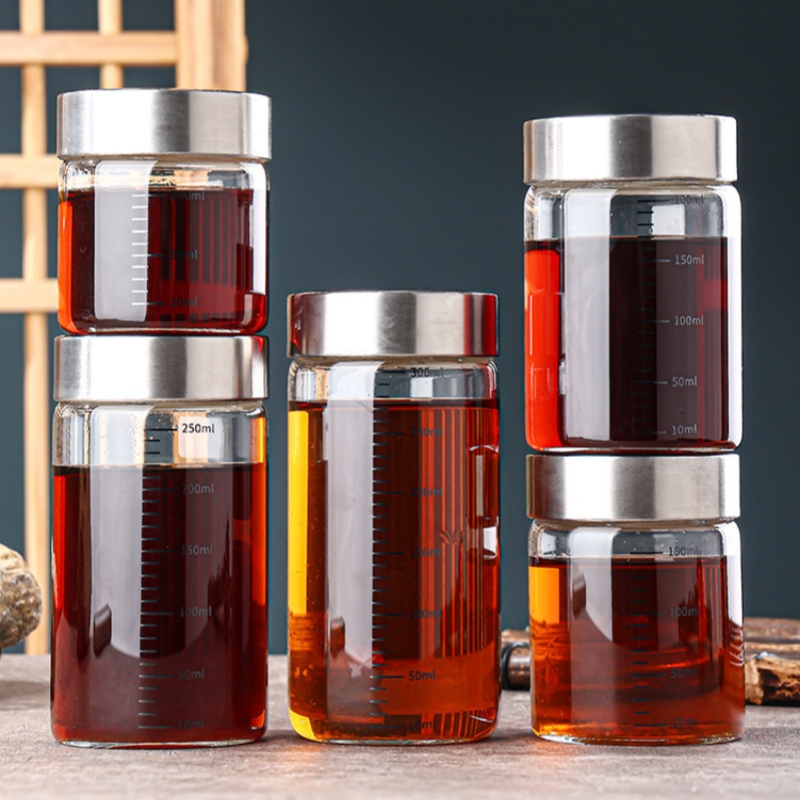 Food Storage Glass Set - Tasse de stockage en verre de
