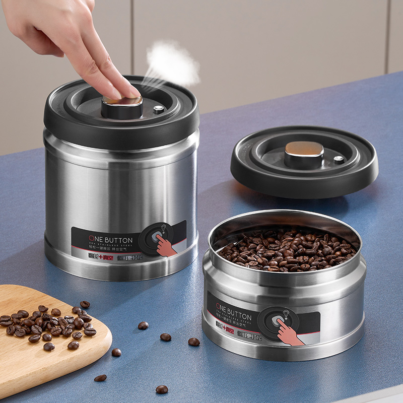 Food Storage Vacuum Seal - Cruche scellée sous vide en acier