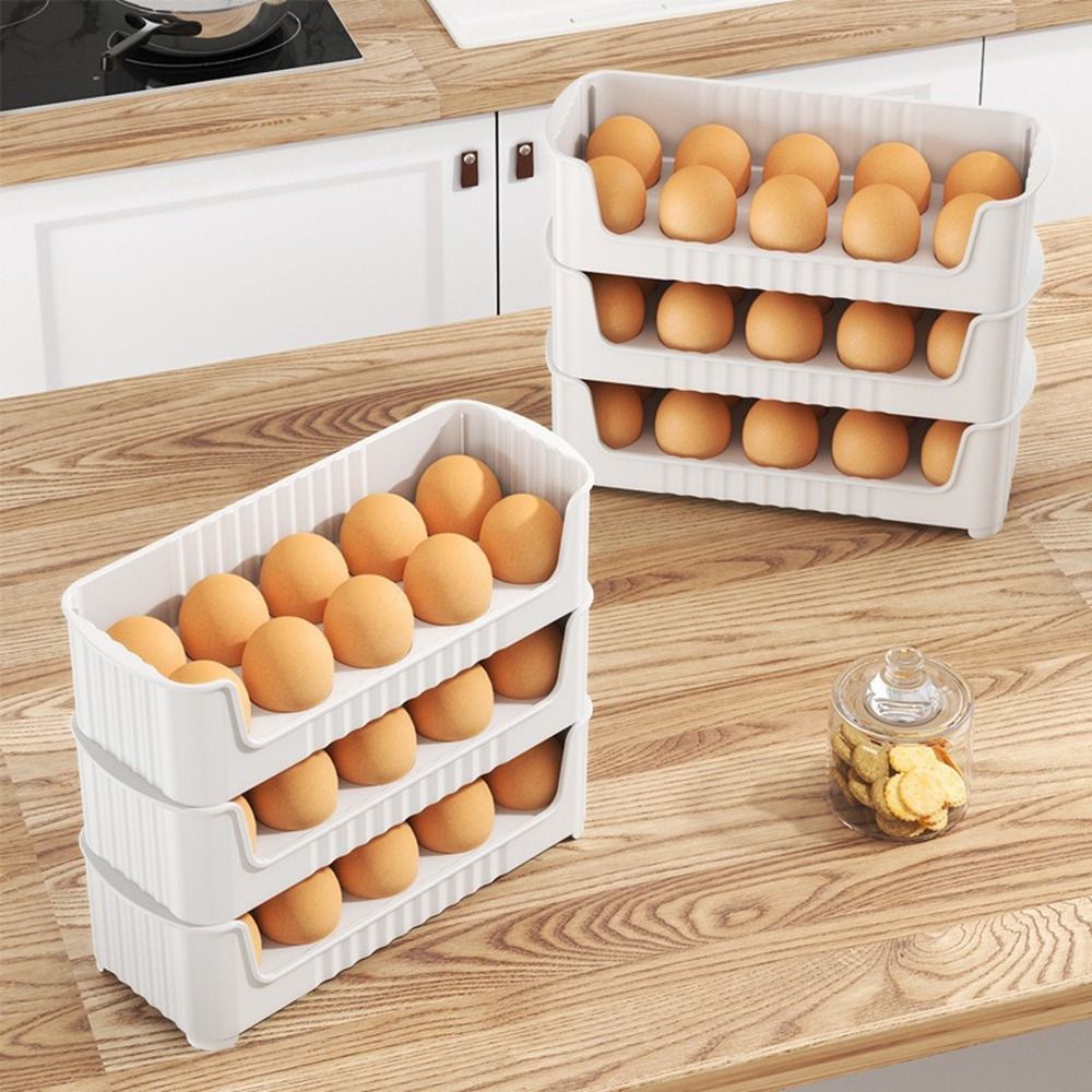 Egg Storage Holder - Porte-œufs pour réfrigérateur et congélateur, porte