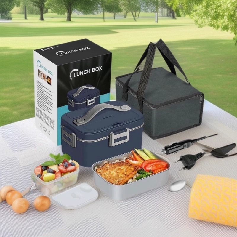 Portable Food Warmer - Boîte à lunch électrique 100W, conteneur