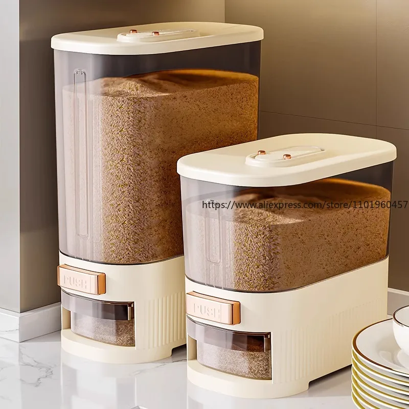 Food Storage Acrylic Containers - Conteneur de stockage de riz de