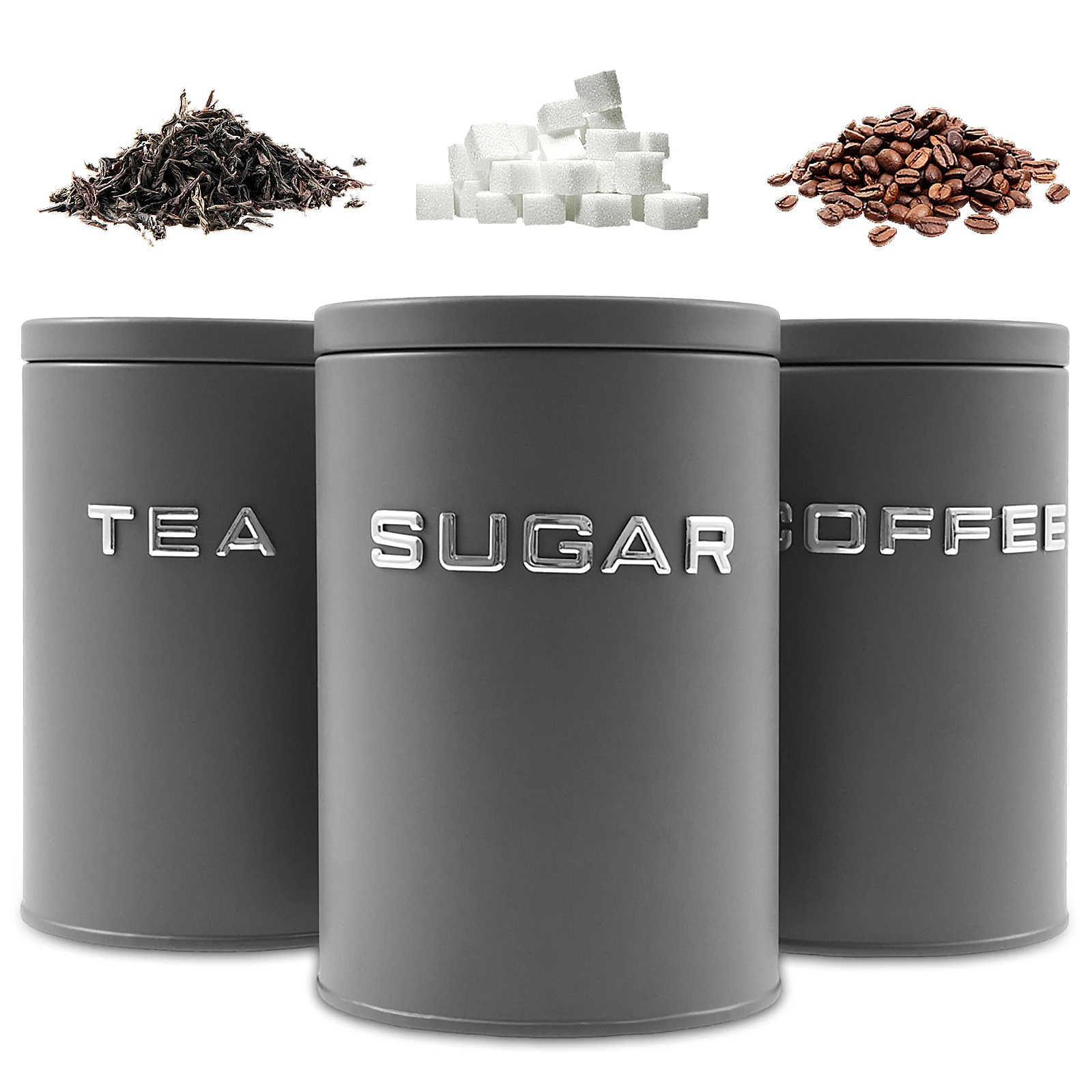 Food Storage Jars With Lids - Pot rond en métal pour thé,