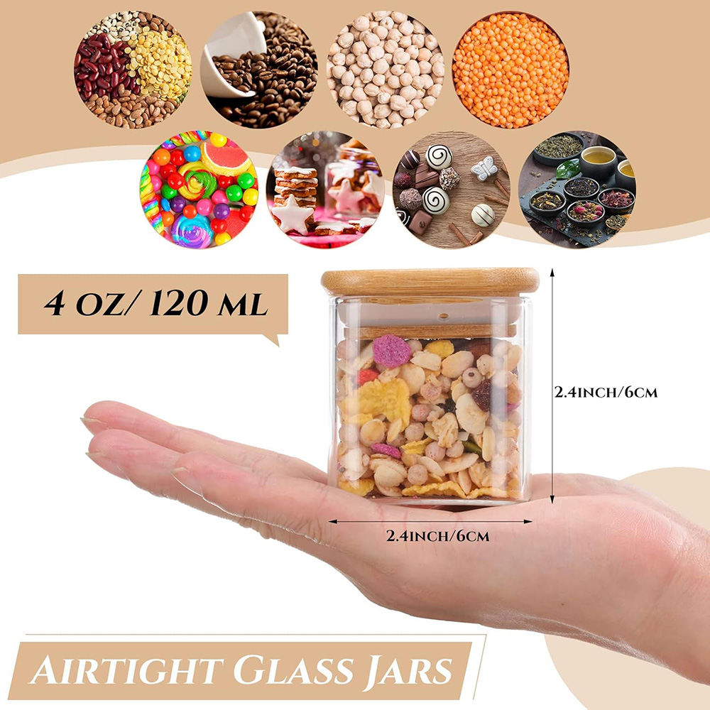 Ensemble de pots en verre mini - Food Storage Glass Set avis et prix