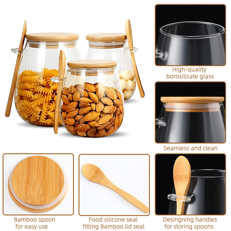 Pot en verre scellé de 34oz av - Food Storage Glass Set avis et prix