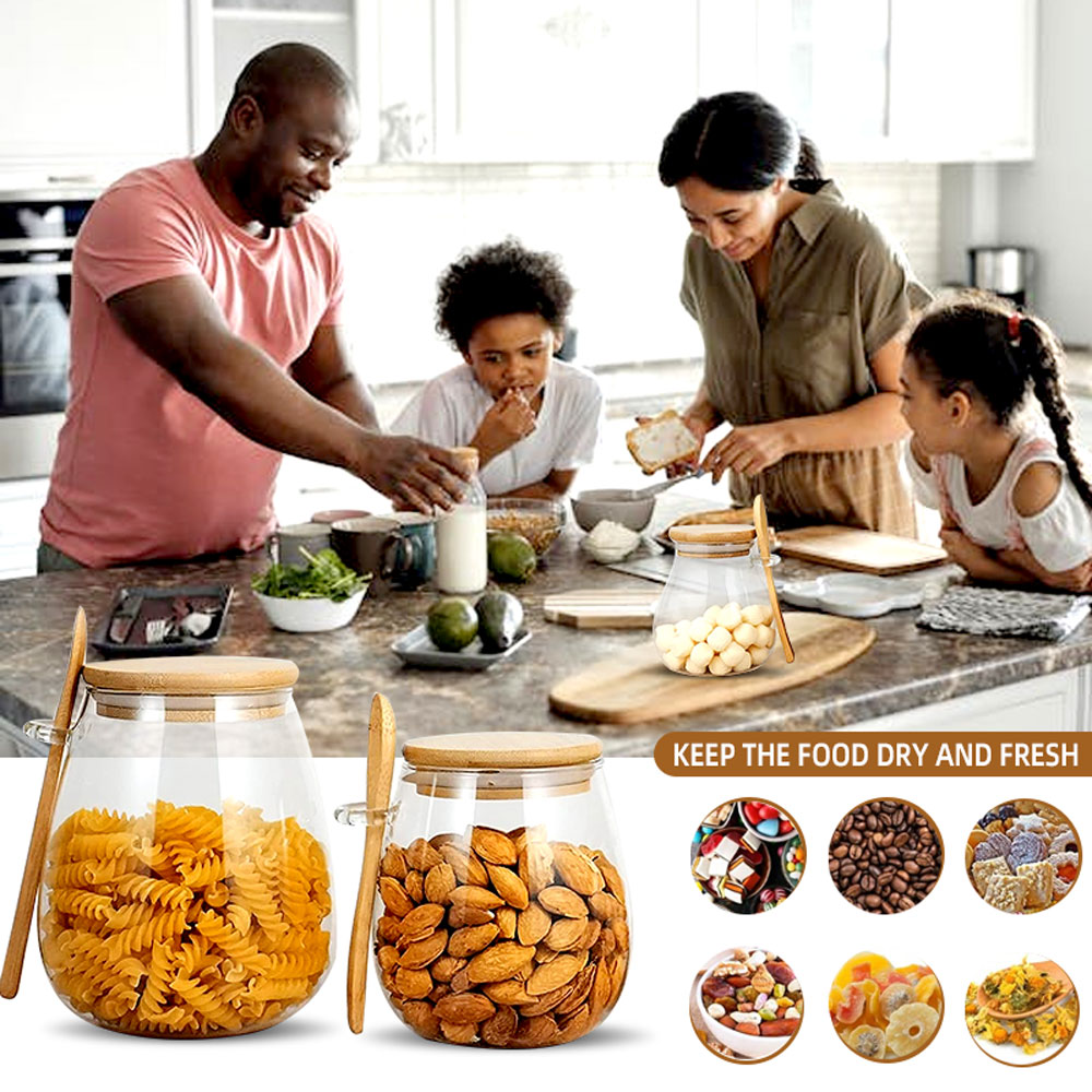Pot en verre scellé de 34oz av - Food Storage Glass Set avis et prix
