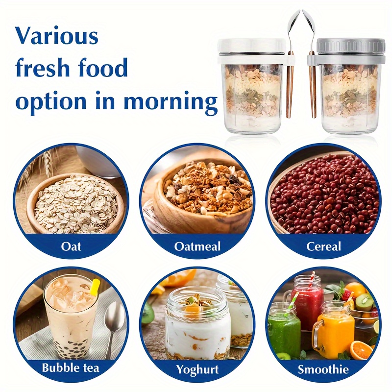 Tasse à flocons d'avoine en ve - Food Storage Glass Set avis et prix