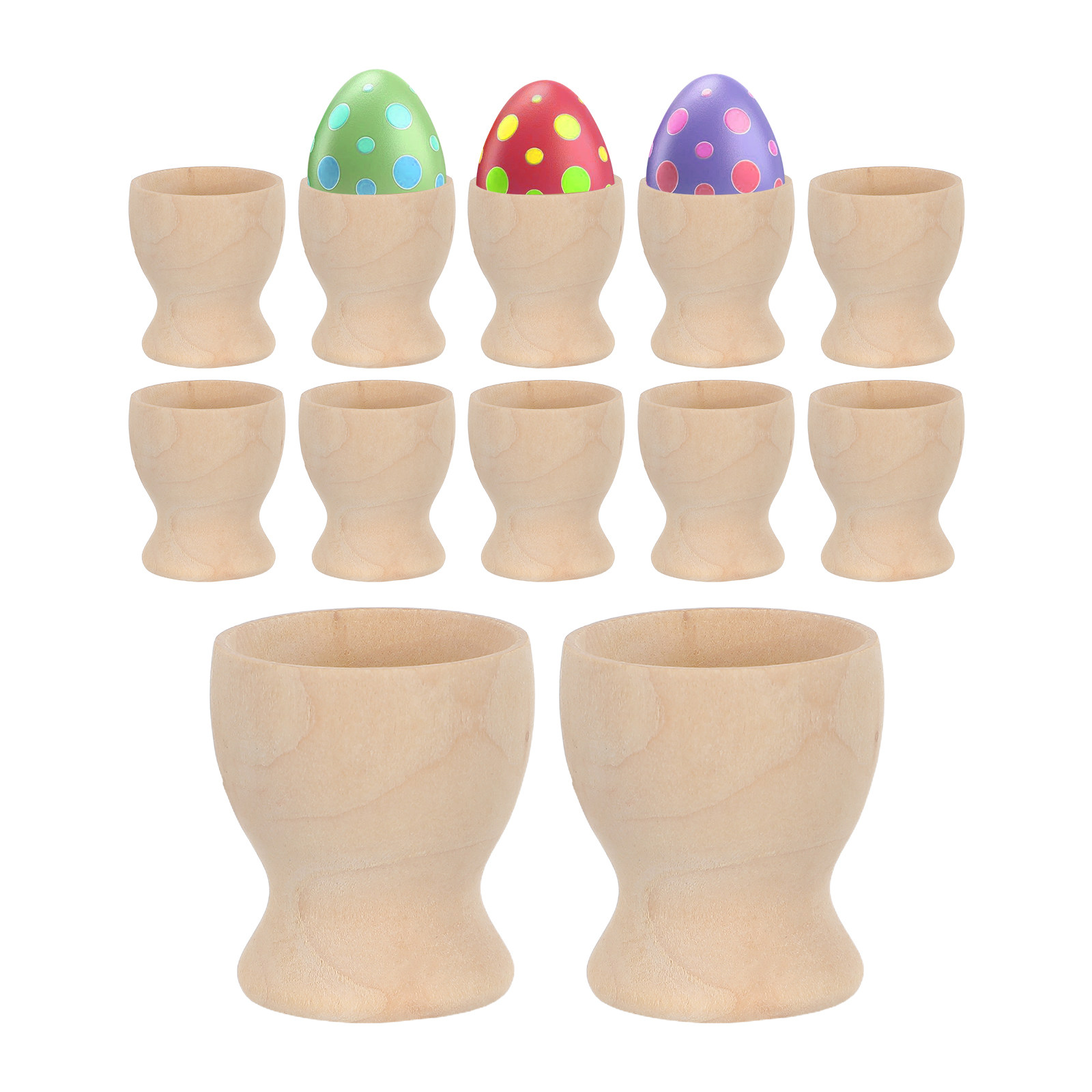 12 supports à œufs en bois vie - Egg Storage Holder avis et prix