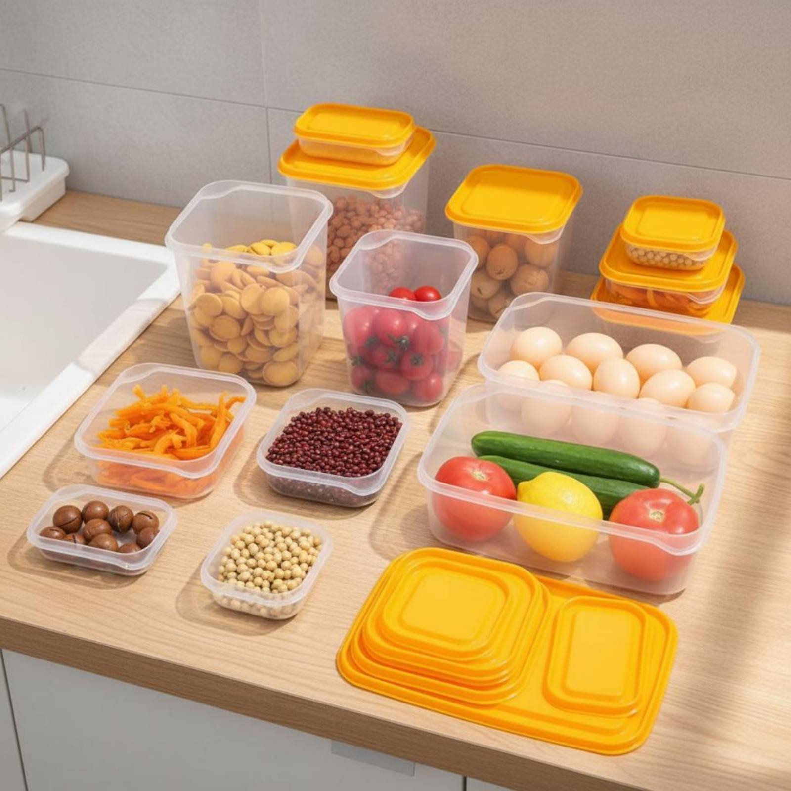 Ensemble de 17 boîtes de range - Food Storage With Lids avis et prix