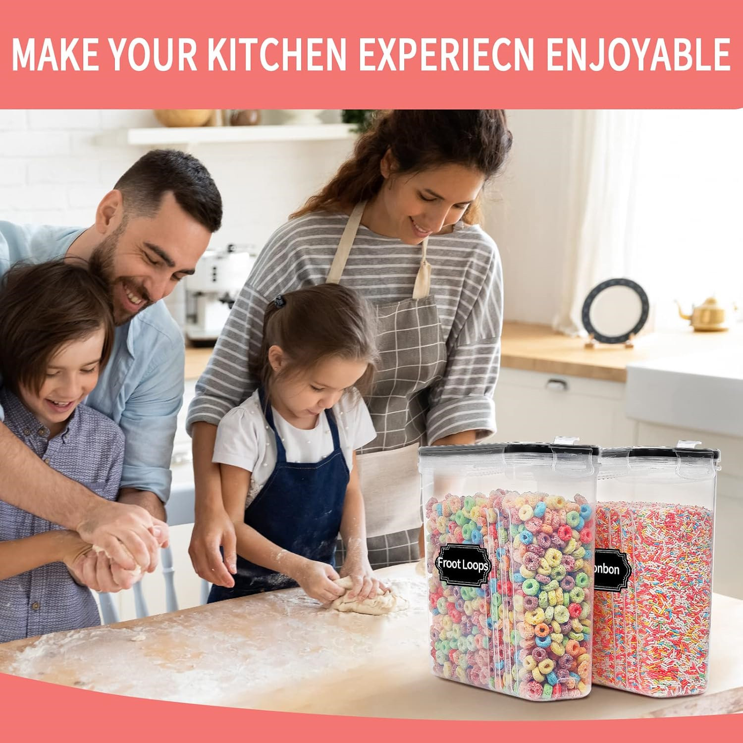 Conteneurs de stockage de céré - Food Storage Acrylic Containers avis et prix