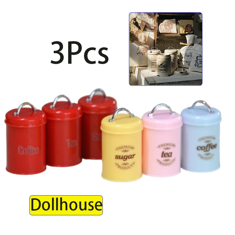 Maison de poupée Miniature, 3  - Food Storage Plastic avis et prix