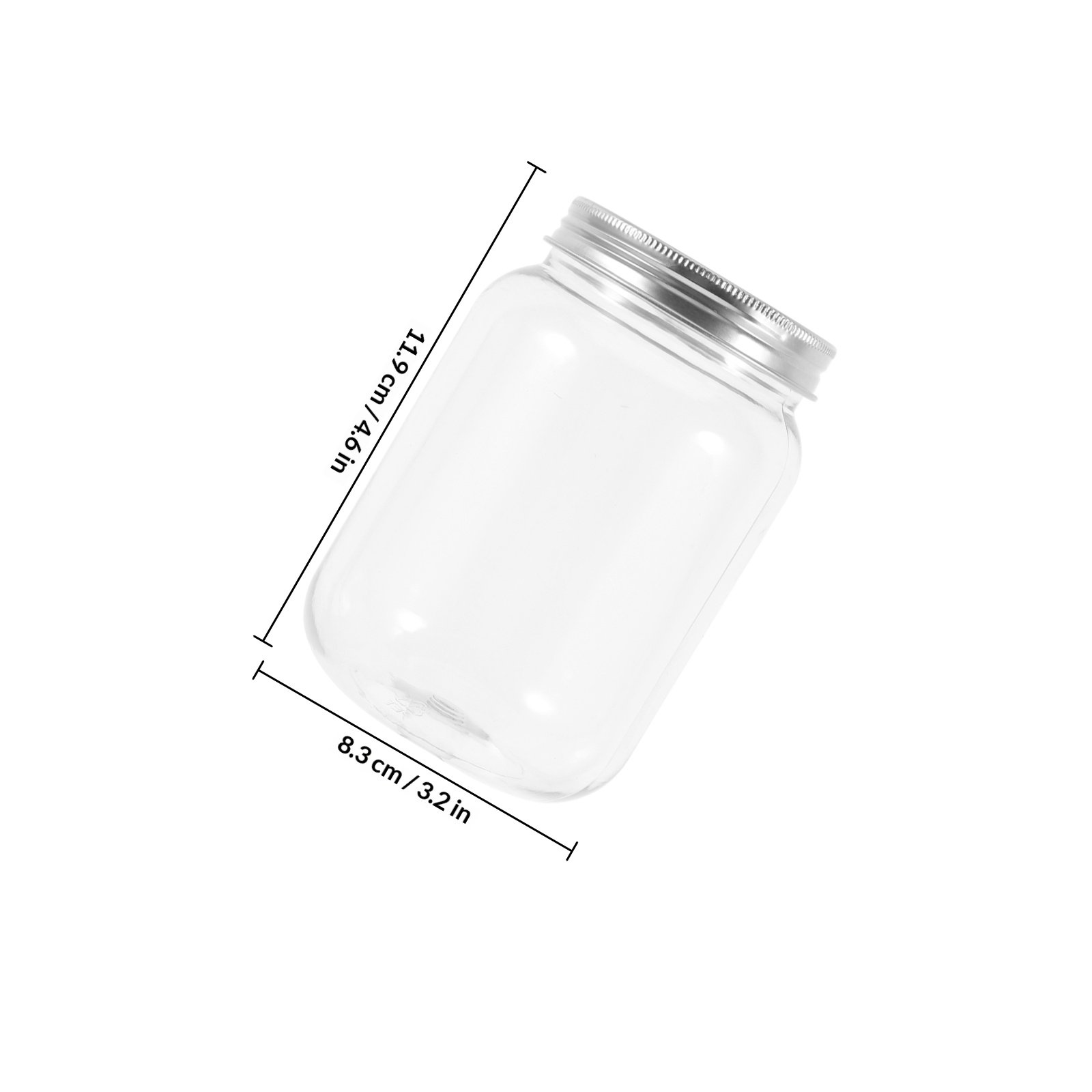 4 pots en plastique transparen - Food Storage With Lids avis et prix