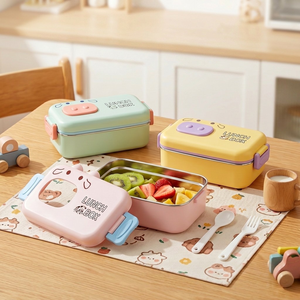 Boîte à bento en acier inoxyda - Food Storage Dividers avis et prix