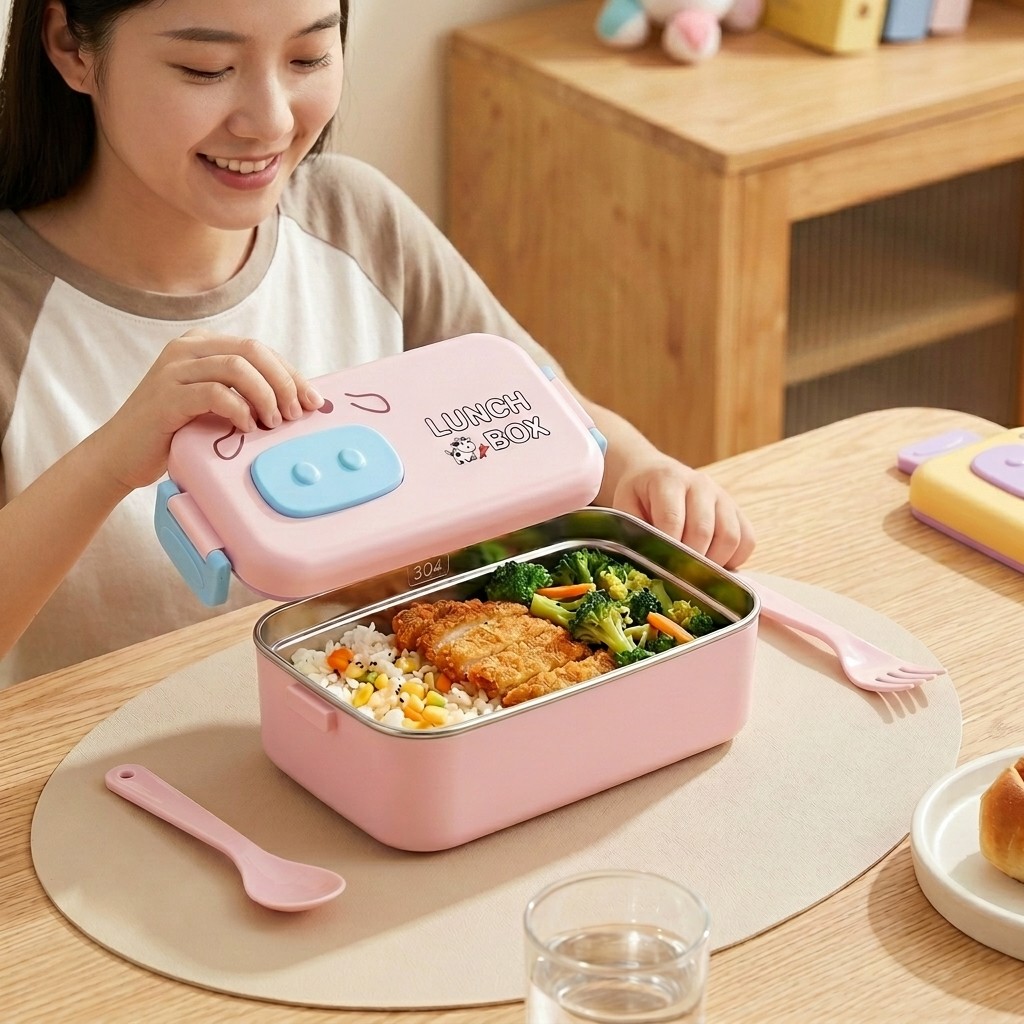 Boîte à bento en acier inoxyda - Food Storage Dividers avis et prix