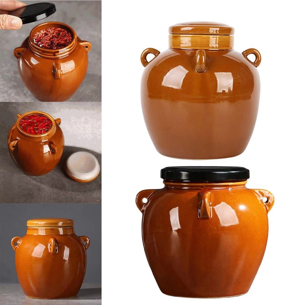 Grand pot en céramique pour co - Food Storage Jars With Lids avis et prix