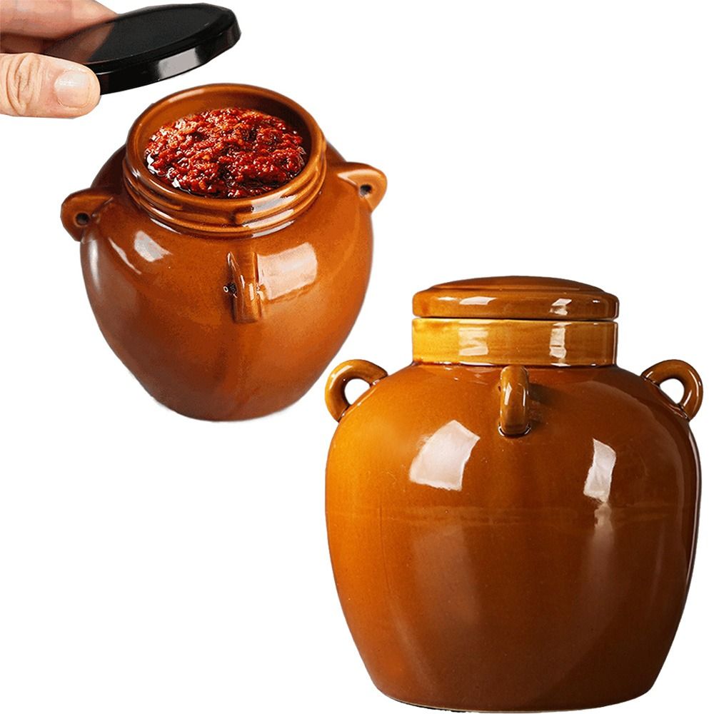 Grand pot en céramique pour co - Food Storage Jars With Lids avis et prix