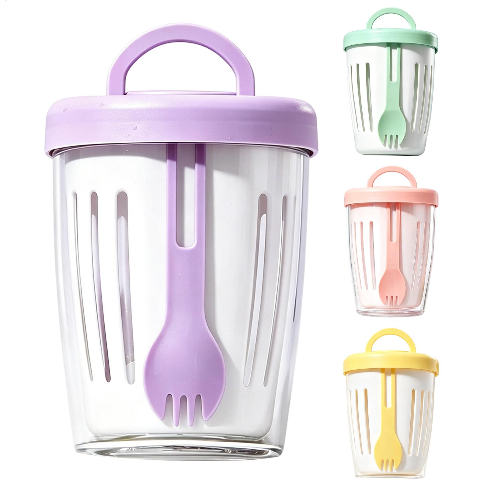 Gobelets à yaourt avec couverc - Salad Dressing Bottle avis et prix
