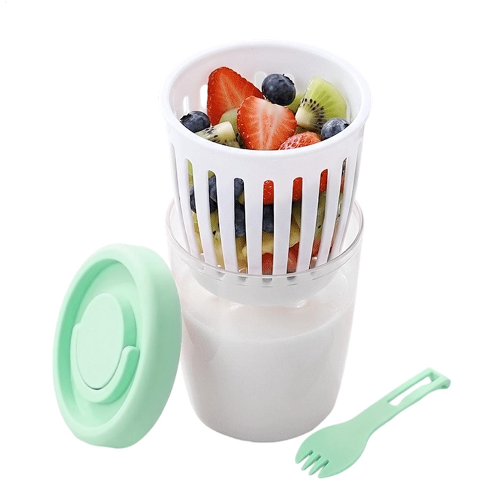 Gobelets à yaourt avec couverc - Salad Dressing Bottle avis et prix