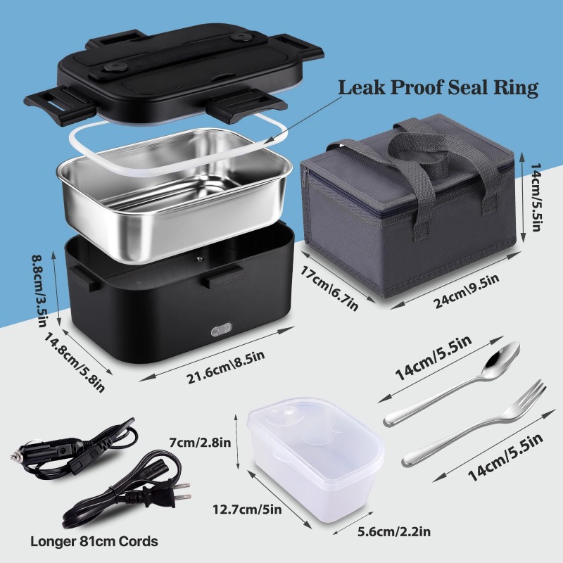 Boîte à lunch chauffante élect - Portable Food Warmer avis et prix
