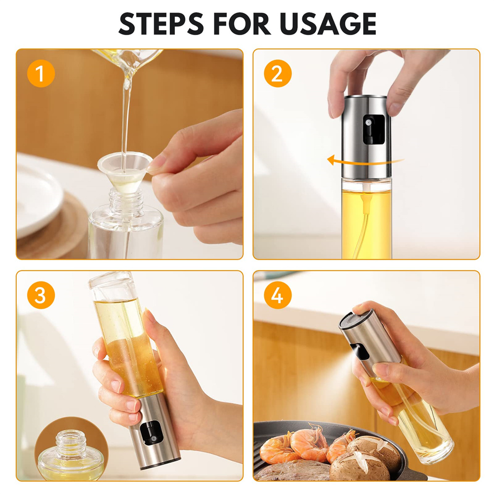 Pulvérisateur d'huile en verre - Salad Dressing Bottle avis et prix