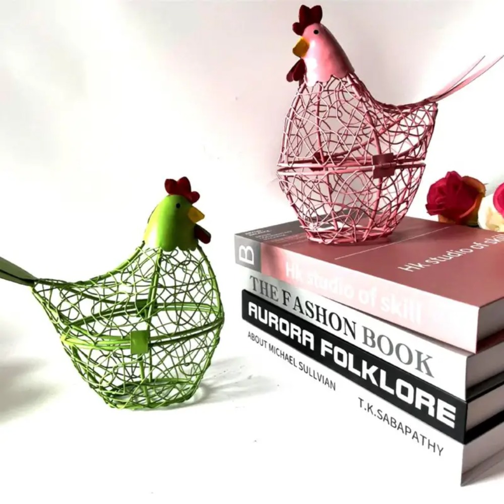 Panier à œufs portable en fil  - Egg Storage Holder avis et prix