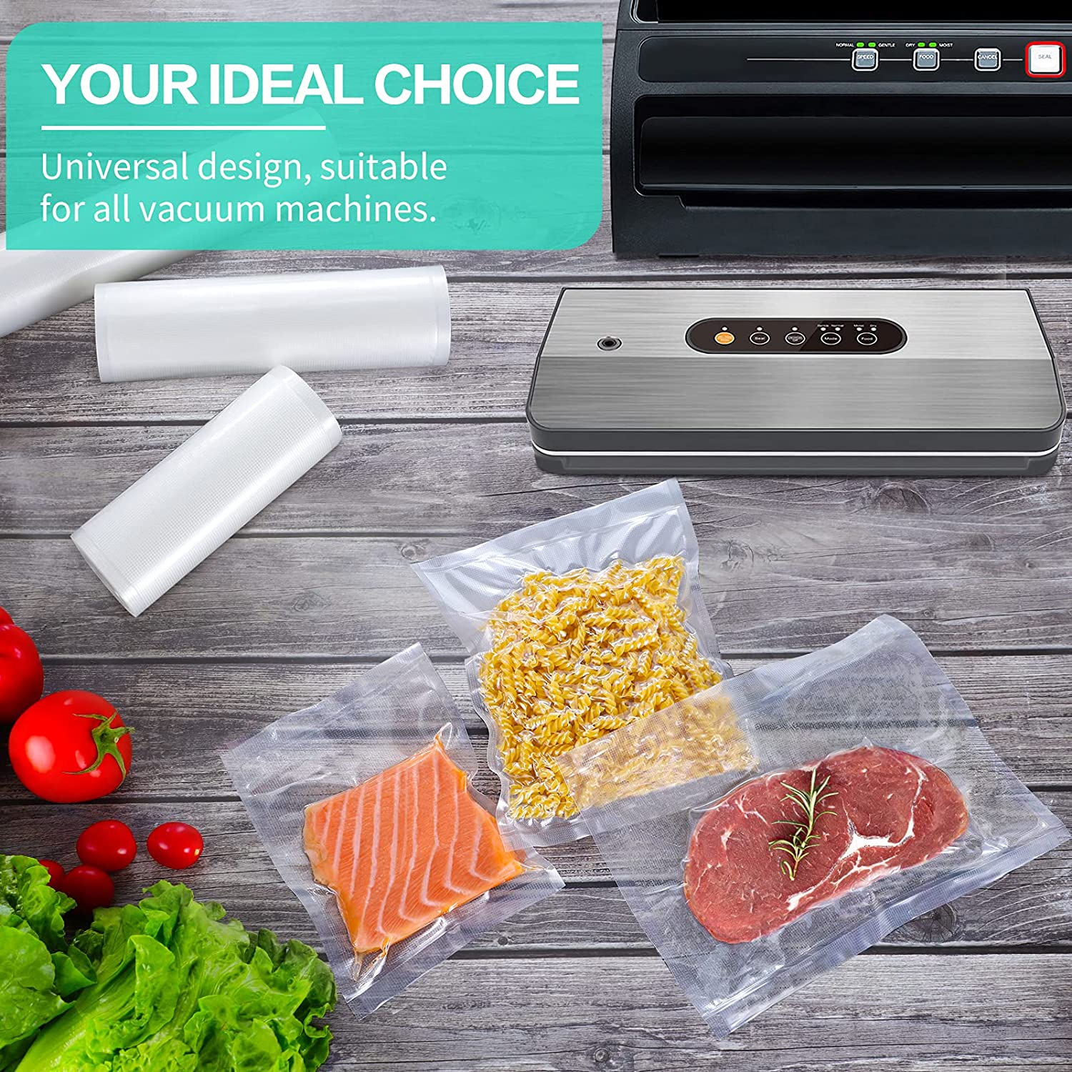 Sacs de cuisine pour scelleuse - Food Storage Vacuum Seal avis et prix