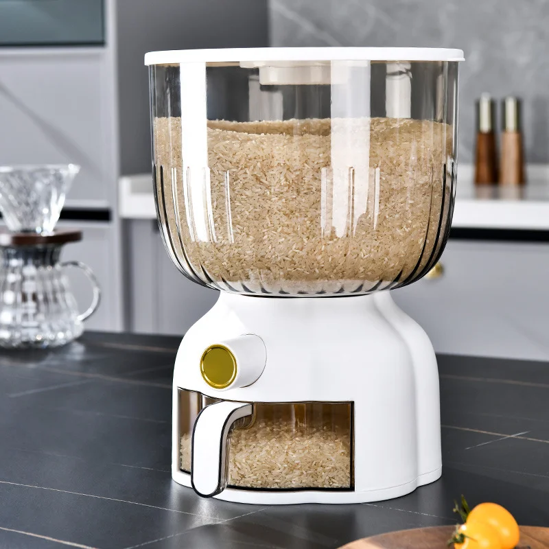 Seau à riz de cuisine 10KG, bo - Food Storage Acrylic Containers avis et prix