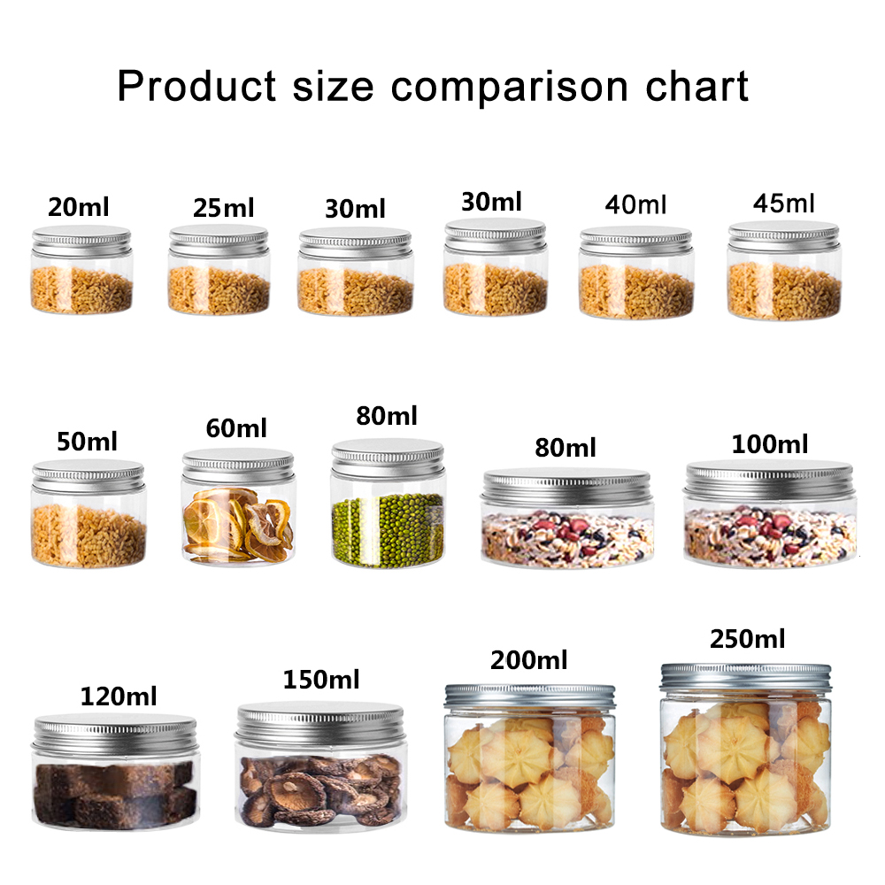 1-10 pièces 20/25/30/40/45-250 - Food Storage Jars With Lids avis et prix