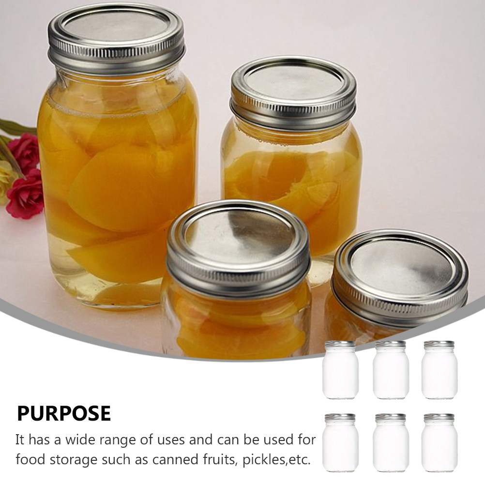 6 pots en verre ronds transpar - Food Storage With Lids avis et prix