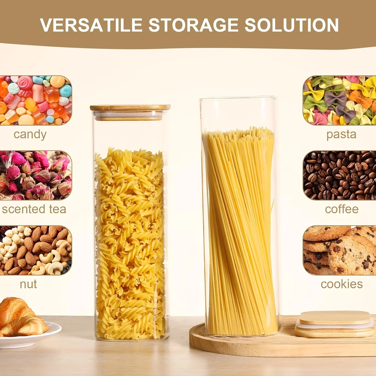 Bocal de rangement moderne en  - Food Storage Acrylic Containers avis et prix