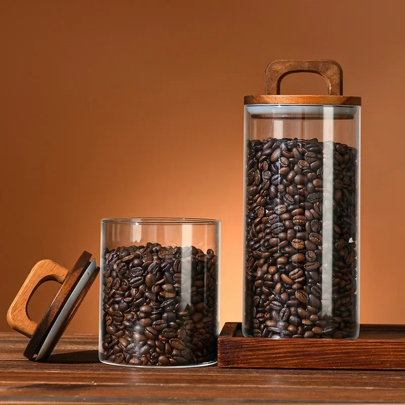 Pot en verre transparent avec  - Food Storage Jars With Lids avis et prix
