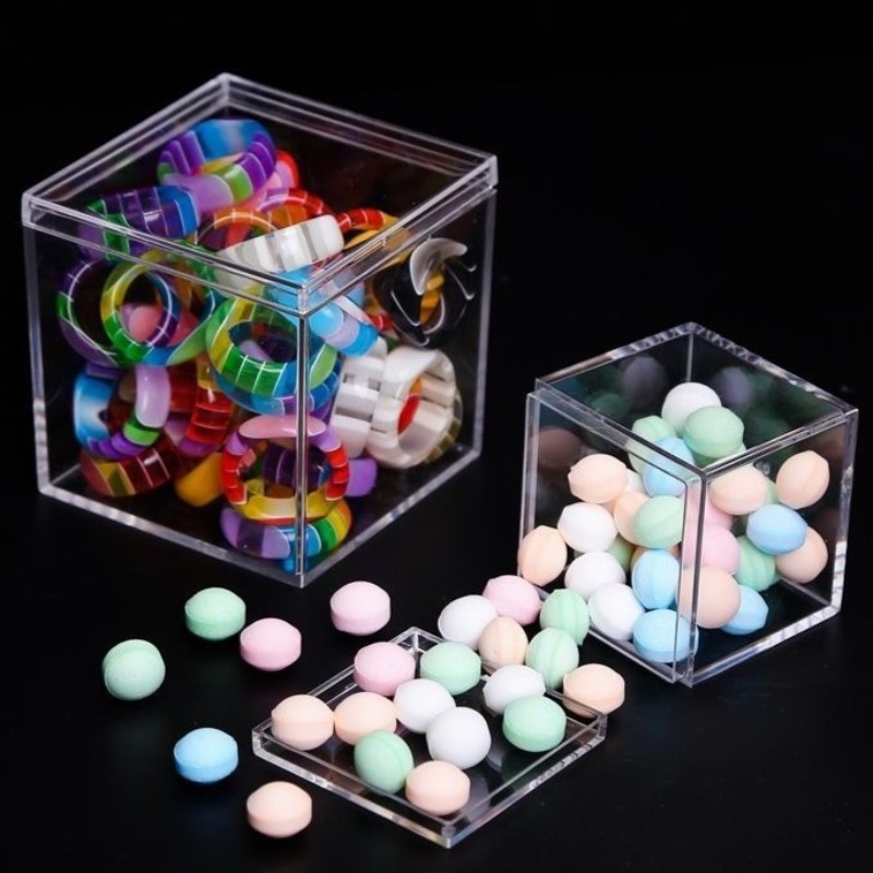 Boîtes transparentes en acryli - Food Storage Acrylic Containers avis et prix