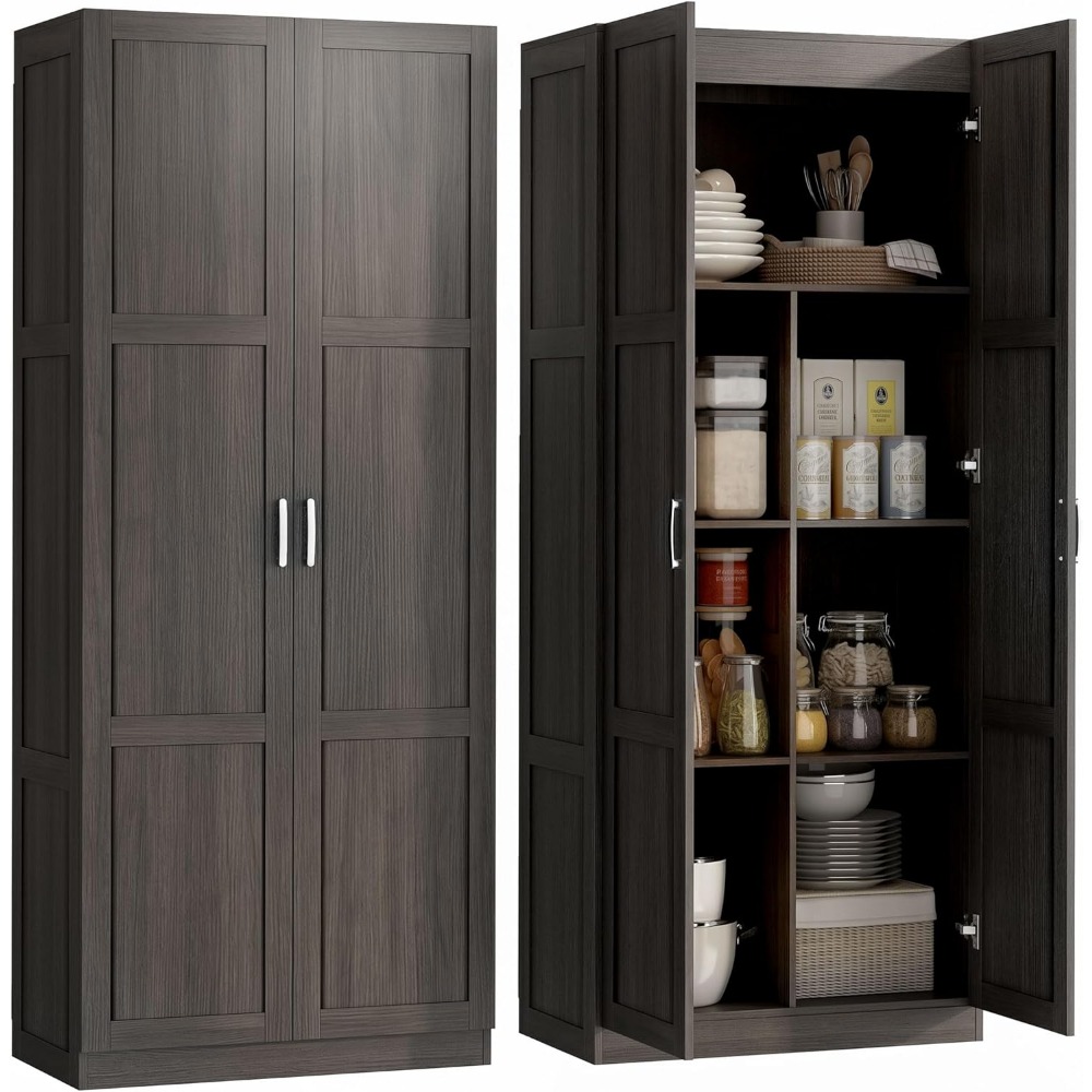 Armoire de cuisine HOMCOM de 7 - Food Storage Kitchen Cabinet avis et prix