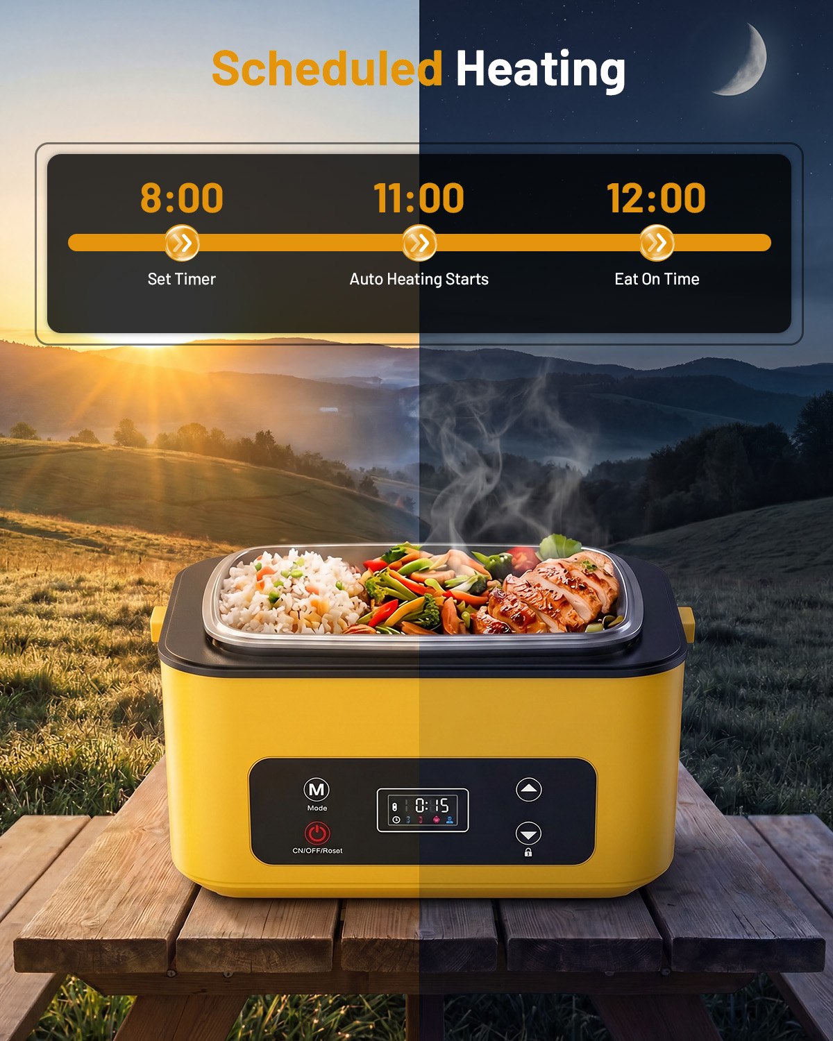TaskStar Boîte à lunch chauffa - Portable Food Warmer avis et prix