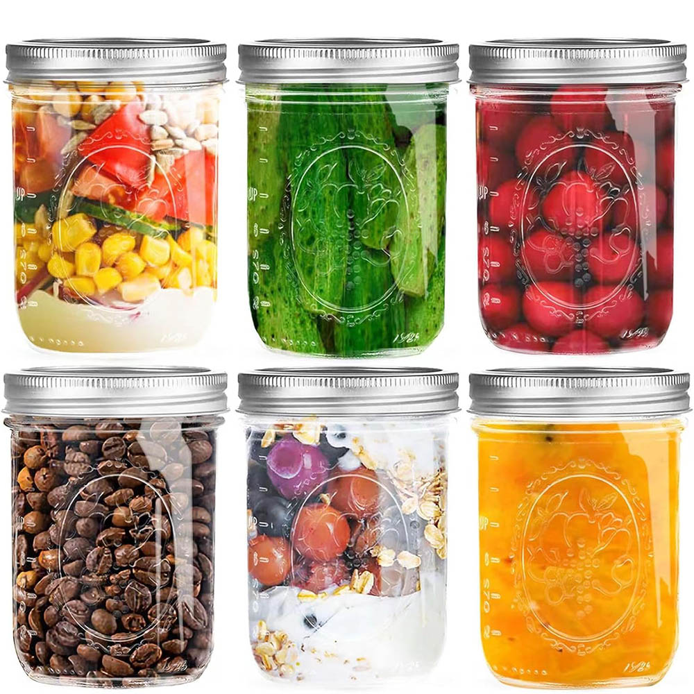 Bocaux Mason à large ouverture - Food Storage With Lids avis et prix