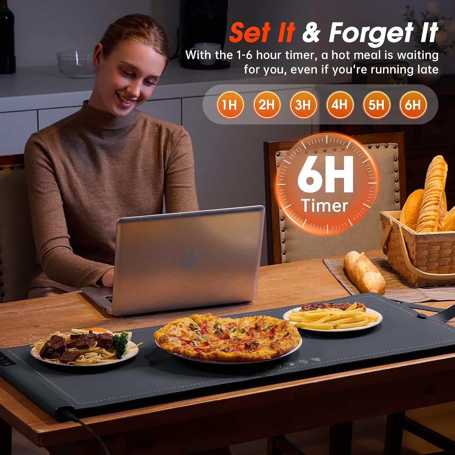 Tapis chauffant électrique ext - Portable Food Warmer avis et prix