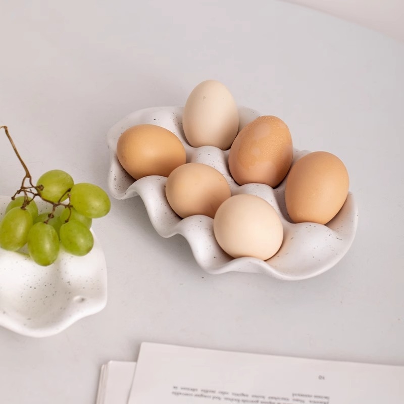 Porte-œufs en céramique simple - Egg Storage Holder avis et prix