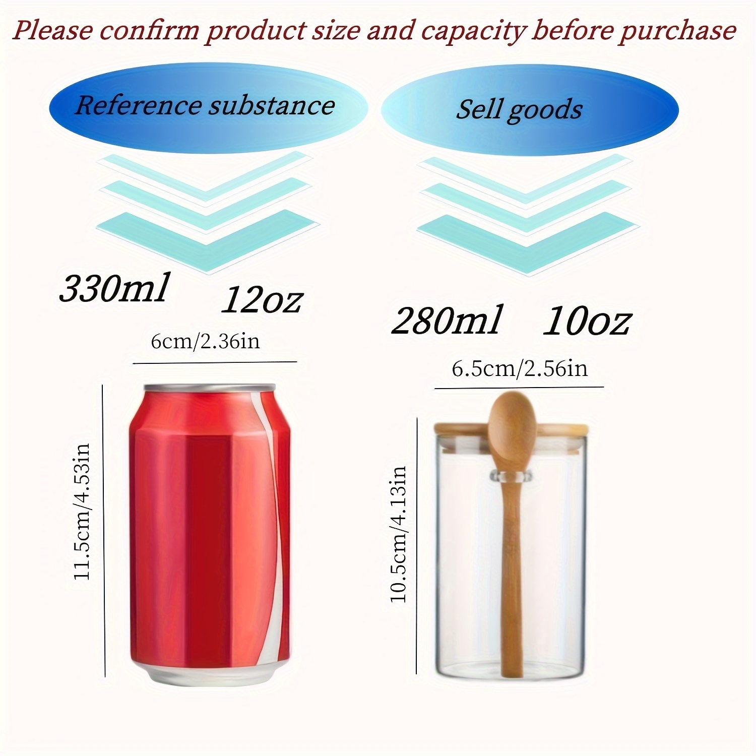 Pot à bonbons de 280 ml, pot à - Food Storage Glass Set avis et prix