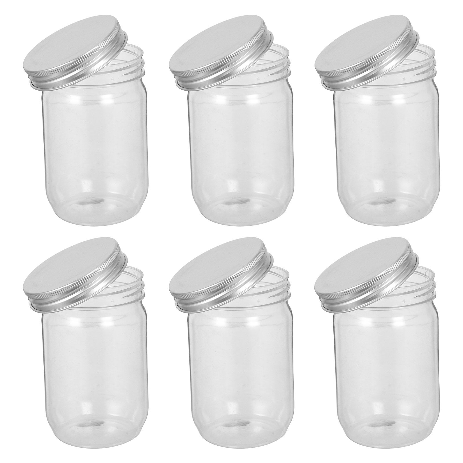 6 pots en plastique transparen - Food Storage With Lids avis et prix